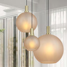 Telbix Patino 20cm Pendant Light E27 Amber PATINOPE20-AM - The Blue Space