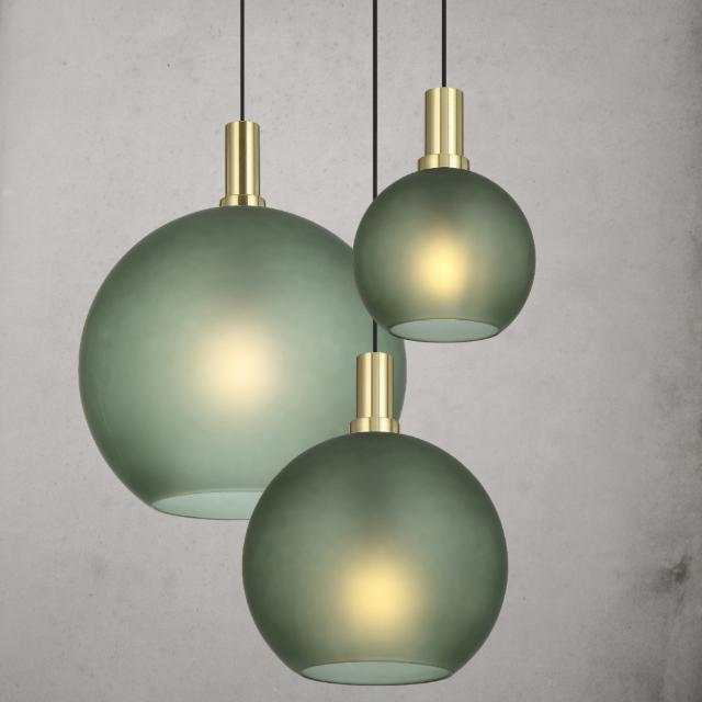 Telbix Patino 20cm Pendant Light E27 Green PATINOPE20-GN - The Blue Space