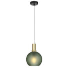 Telbix Patino 20cm Pendant Light E27 Green PATINOPE20-GN - The Blue Space