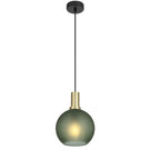 Telbix Patino 20cm Pendant Light E27 Green PATINOPE20-GN - The Blue Space