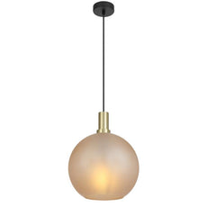 Telbix Patino 30cm Pendant Light E27 Amber PATINOPE30-AM - The Blue Space