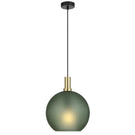 Telbix Patino 30cm Pendant Light E27 Green PATINOPE30-GN - The Blue Space