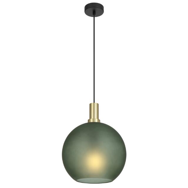 Telbix Patino 30cm Pendant Light E27 Green PATINOPE30-GN - The Blue Space