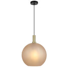 Telbix Patino 40cm Pendant Light E27 Amber PATINOPE40-AM - The Blue Space