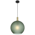 Telbix Patino 40cm Pendant Light E27 Green PATINOPE40-GN - The Blue Space