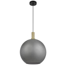 Telbix Patino 40cm Pendant Light E27 Grey PATINOPE40-SM - The Blue Space