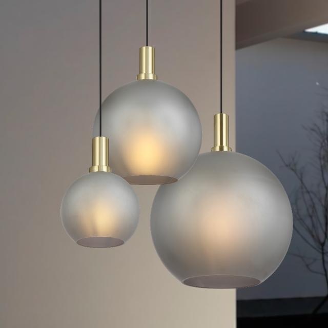 Telbix Patino 30cm Pendant Light E27 Grey PATINOPE30-SM - The Blue Space