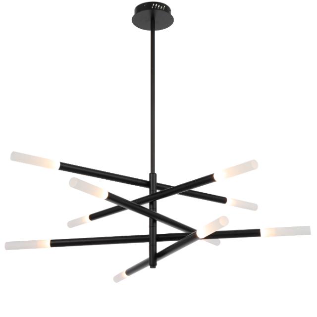 Telbix Pinta 10 Light LED Pendant Light Black PINTAPE10-BK - The Blue Space