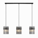 Telbix Quilo 3Light Bar Pendant Light E27  QUILOPE3B-BKSM - The Blue Space