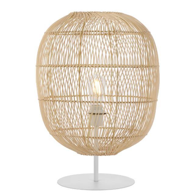 Telbix Rana 40cm Table E27 Natural Rattan RANATL40NAT - The Blue Space