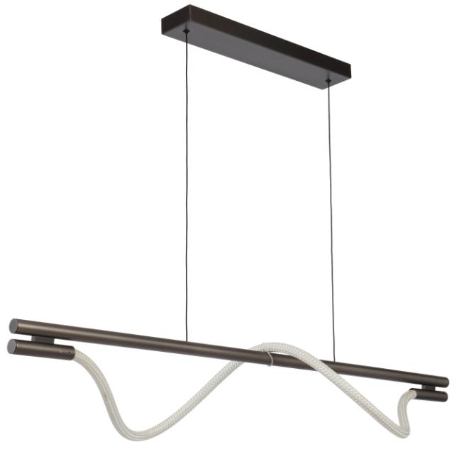 Telbix Taft LED LED Pendant Light Gun Metal TAFTPE120-GM - The Blue Space