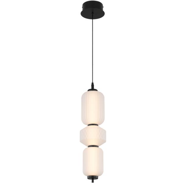 Telbix Torso 3 Light Pendant Led Black TORSOPE3-BK - The Blue Space