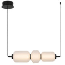 Telbix Torso 3 Light Pendant Led Black TORSOPE3-BK - The Blue Space