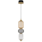 Telbix Torso 3 Light Pendant Led Brass TORSOPE3-BRS - The Blue Space