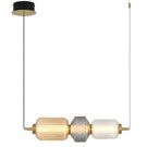 Telbix Torso 3 Light Pendant Led Brass TORSOPE3-BRS - The Blue Space