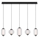 Telbix Torso 5 Light Bar Pendant Led Black TORSOPE5B-BK - The Blue Space