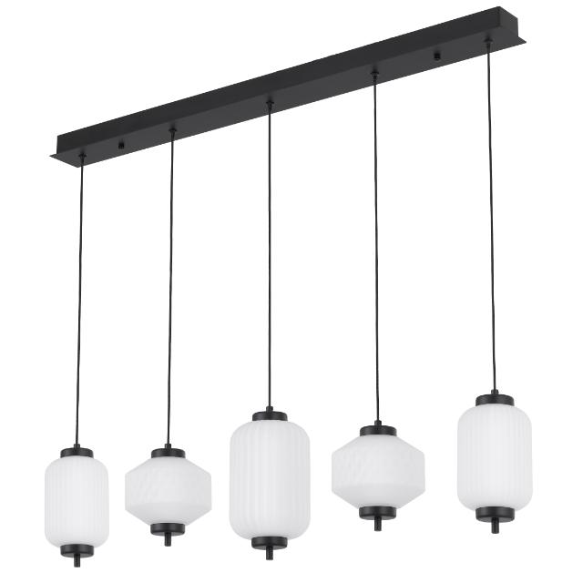 Telbix Torso 5 Light Bar Pendant Led Black TORSOPE5B-BK - The Blue Space