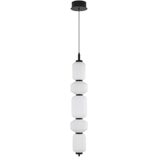 Telbix Torso 5 Light Pendant Led Black TORSOPE5-BK - The Blue Space