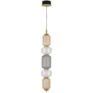 Telbix Torso 5 Light Pendant Led Brass TORSOPE5-BRS - The Blue Space