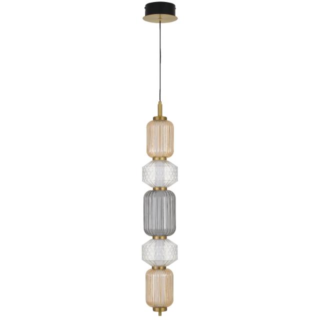 Telbix Torso 5 Light Pendant Led Brass TORSOPE5-BRS - The Blue Space