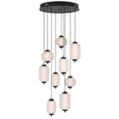 Telbix Torso 9 Light Pendant Led Black TORSOPE9-BK - The Blue Space