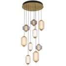 Telbix Torso 9 Light Pendant Led Brass TORSOPE9-BRS - The Blue Space