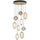 Telbix Torso 9 Light Pendant Led Brass TORSOPE9-BRS - The Blue Space