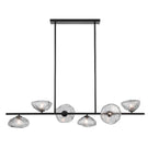 Telbix Zecca 6 Light Pendant Light G9 Black Smoke ZECCAPE6-BKSM - The Blue Space