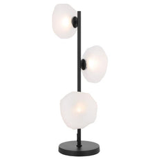 Telbix Zecca Table Lamp G9 Black Frost ZECCATL3-BKFR - The Blue Space