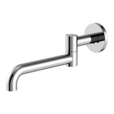 Mecca Wall Mounted Swivel Basin/Bath Spout Only 225mm Chrome | The Blue Space