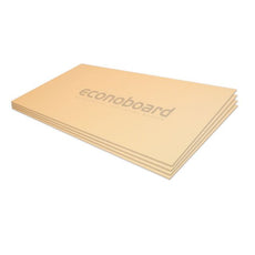 Thermogroup Econoboard uncoated insulation boards for under floor heating at The Blue Space