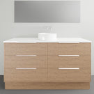 Timberline Emmett Dockland Floor Standing Vanity With Above Counter Basin - 1500mm Single Basin EMM-VCO-1500-C-F-DL | The Blue Space