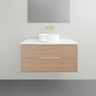 Timberline Emmett Dockland Wall Hung Vanity With Above Counter Basin - 900mm Single Basin EMM-VCO-900-C-W-DL | The Blue Space