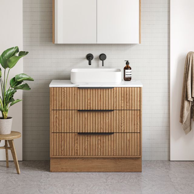 Timberline Emmet Apollo Floor Standing Vanity With Above Counter Basin