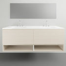 Timberline Kansas Wall Hung with Vanity Regal Acrylic Top - 1500mm Double Basin | The Blue Space