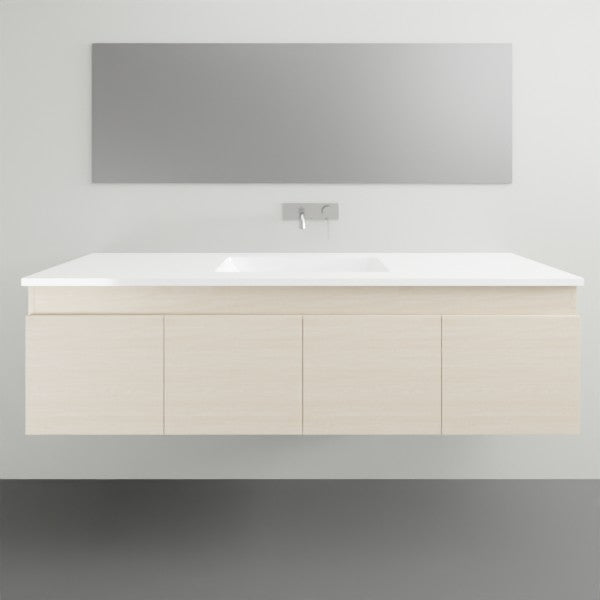 Timberline Rockford Wall Hung Vanity with Above Counter Basin - 1500mm Single Basin | The Blue Space