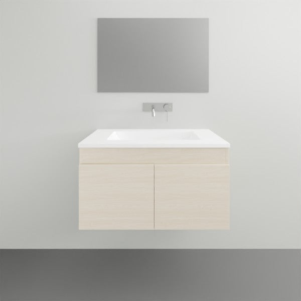 Timberline Rockford Wall Hung Vanity with Above Counter Basin - 750mm Single Basin | The Blue Space