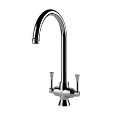 Turner Hastings Gosford Double Sink Mixer - Chrome GO201DM-CH - The Blue Space