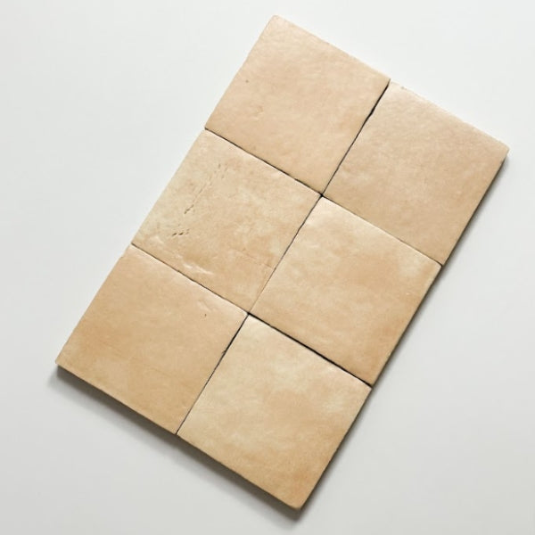 Beige Evelyn Handmade Zellige 100 x 100 x 12mm