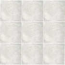 White Malee Satin White Handmade Look Tile 100 x 100 The Blue Space