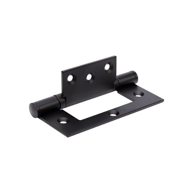 Zanda Fast-fix Bearing Hinge 100 x 70mm Matte Black - The Blue Space