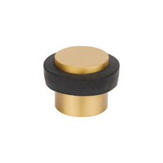 Zanda Floor Mounted Door Stop Satin Brass 5256.SB - The Blue Space