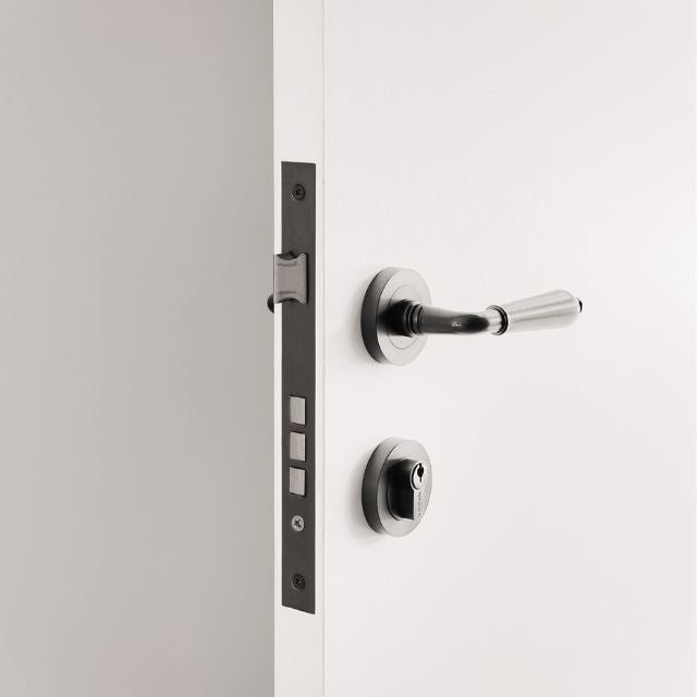 Zanda Oxford Entrance Set 70mm Key/Key Graphite Nickel - The Blue Space