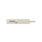 Zanda Straight Reverse Barrel Bolt 150 x 31mm Brushed Nickel - The Blue Space