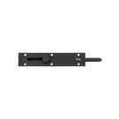 Zanda Straight Reverse Barrel Bolt 150 x 31mm Matte Black - The Blue Space