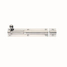 Zanda Heavy Duty Barrel Bolt 150 x 31mm, 30mm Throw Brushed Nickel - the blue space