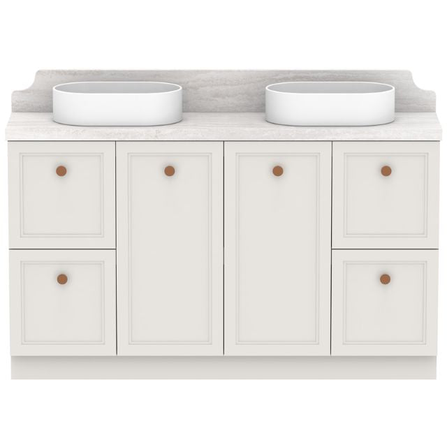 ADP Mabel Ensuite Floor Standing Vanity With Cherry Pie Premium Solid Surface Benchtop