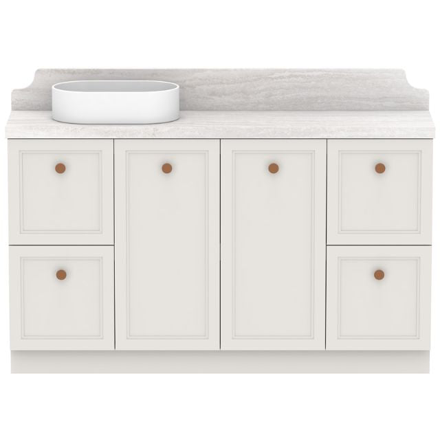 ADP Mabel Ensuite Floor Standing Vanity With Cherry Pie Premium Solid Surface Benchtop