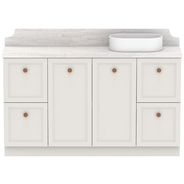 ADP Mabel Ensuite Floor Standing Vanity With Cherry Pie Premium Solid Surface Benchtop