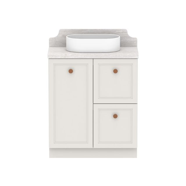 ADP Mabel Ensuite Floor Standing Vanity With Cherry Pie Premium Solid Surface Benchtop